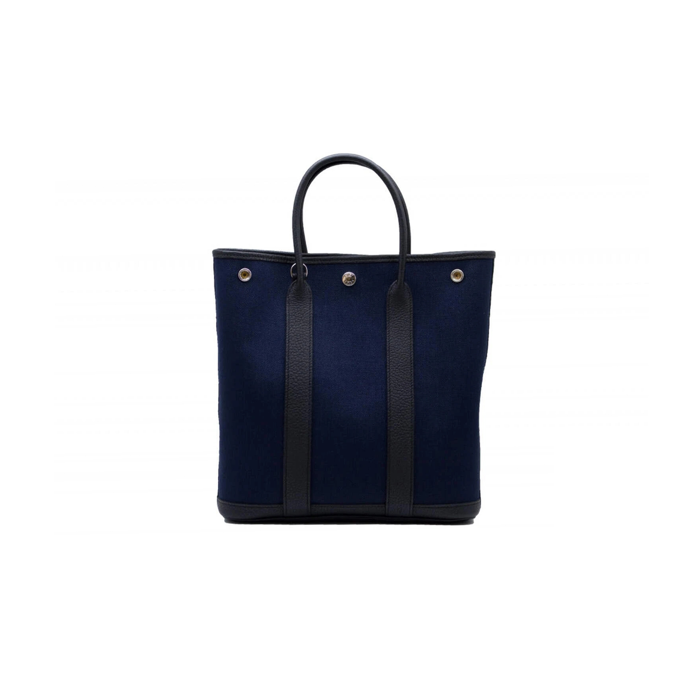 HERMÈS TOILE H NEGONDA GARDEN FILE 28 ETOUPE  (28*23*12cm)